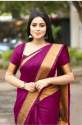 South India Style Cotton Silk Sarees thumb 1