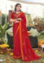 YASHODA Simer Bright Embroidered Work saree  thumb 1