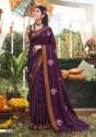 YASHODA Simer Bright Embroidered Work saree  thumb 3