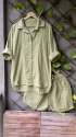 Classic Look Shorts Mulmul Cotton Co-ord Set With Long Shirts For Ladies thumb 2