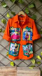 Ladies Beautiful Cartoon Cotton Shirts