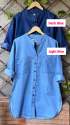 Regular Wear Double Pocket Denim Top thumb 3
