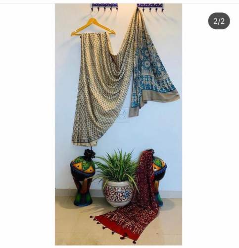 Printed Cotton saree 