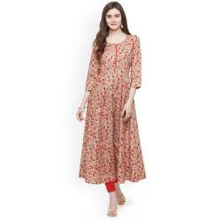 Fabulous Printed Anarkali Kurtis