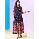 Ladies Party Wear Anarkali Rayon Kurtis