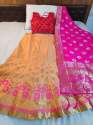 Attractive And Designer Banarasi Brocade Lehenga thumb 8