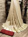 ethnic-printed-juth-linen-cotton-sarees