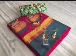 Exclusive Poly Cotton Sarees