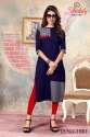 Exclusive Work Cotton Slub Kurtis thumb 1