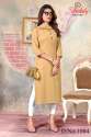 Exclusive Work Cotton Slub Kurtis thumb 2