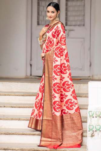 Saundrya Soft Silk Weaving Sarees