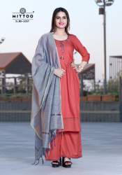 Stylish Ladies Rayon Kurtis With Odhni