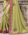 Wedding Wear Vichitra Silk Sarees thumb 1