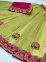 Wedding Wear Vichitra Silk Sarees thumb 3