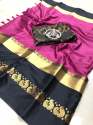 Woman Pure Soft Silk Cotton Sarees