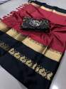 Woman Pure Soft Silk Cotton Sarees thumb 5