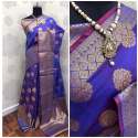Women Banarasi Handloom Zari Work Silk Sarees 