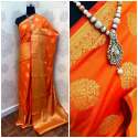Women Banarasi Handloom Zari Work Silk Sarees  thumb 5