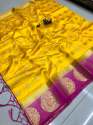 Women Zari Work Tussar Raw Silk Sarees thumb 3