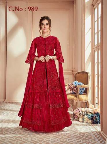 Fancy Net Embroidery Suits