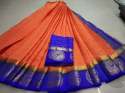 Tussar Silk (Kanjivaram Style) Saree thumb 4