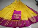 Tussar Silk (Kanjivaram Style) Saree thumb 5