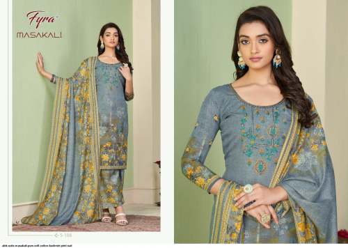 Alok Suit Present Masakali Soft Cotton Kashmiri print suit  by Alok Suit