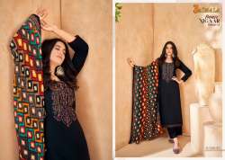 Jaimala Nigaar Edition 13 Rayon Slub Dress by Alok Suit 