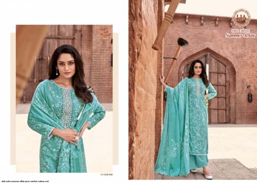 Summer Affair Pure cambric cotton Salwar suit by Alok Suit  by Alok Suit