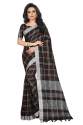 aayushi linen chekas saree thumb 6