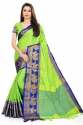 banarasi mor border saree thumb 5