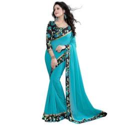 embroidery saree