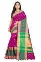 Rang jacquard saree thumb 2
