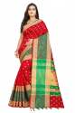 Rang jacquard saree thumb 3