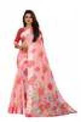 rose cotton silk saree