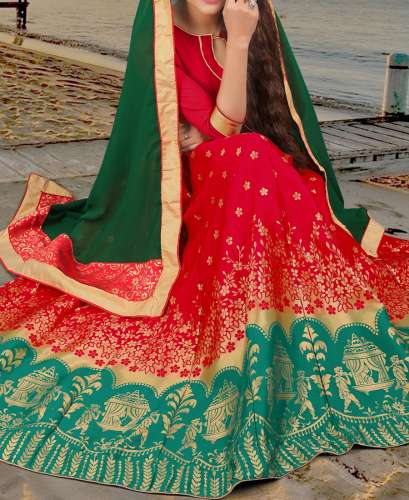 Banarasi silk Lehenga choli