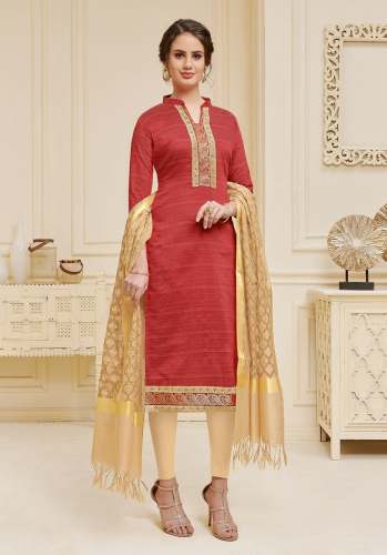 Designer Banarasi Silk Salwar Suit 
