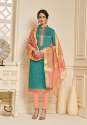 Designer Banarasi Silk Salwar Suit  thumb 8