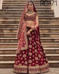 Designer Embroidery Work Lehenga