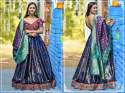 designer heavy banarasi lehenga choli thumb 8
