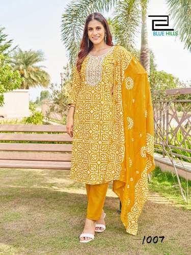 Designer BLUE HILLS kurti -  Trending Move