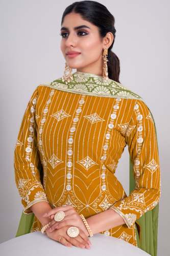 Designer Partywear Sharara Suit-Paradise  