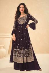 Designer Sharara Suit-fox Georgette