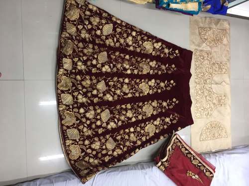 Heaavy embroidery lehena