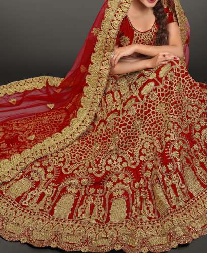 Heavy Embrodery wedding lehenga