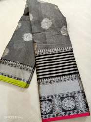 Designer kora Cotton Saree