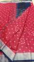 Designer Linen Printed sarees thumb 10