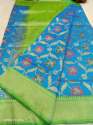 Designer Pure Handloom Banarsi Multi Color saree thumb 6