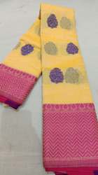 Letest silk saree with silk patta 