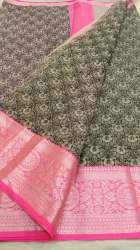 Silk Saree with fancy print